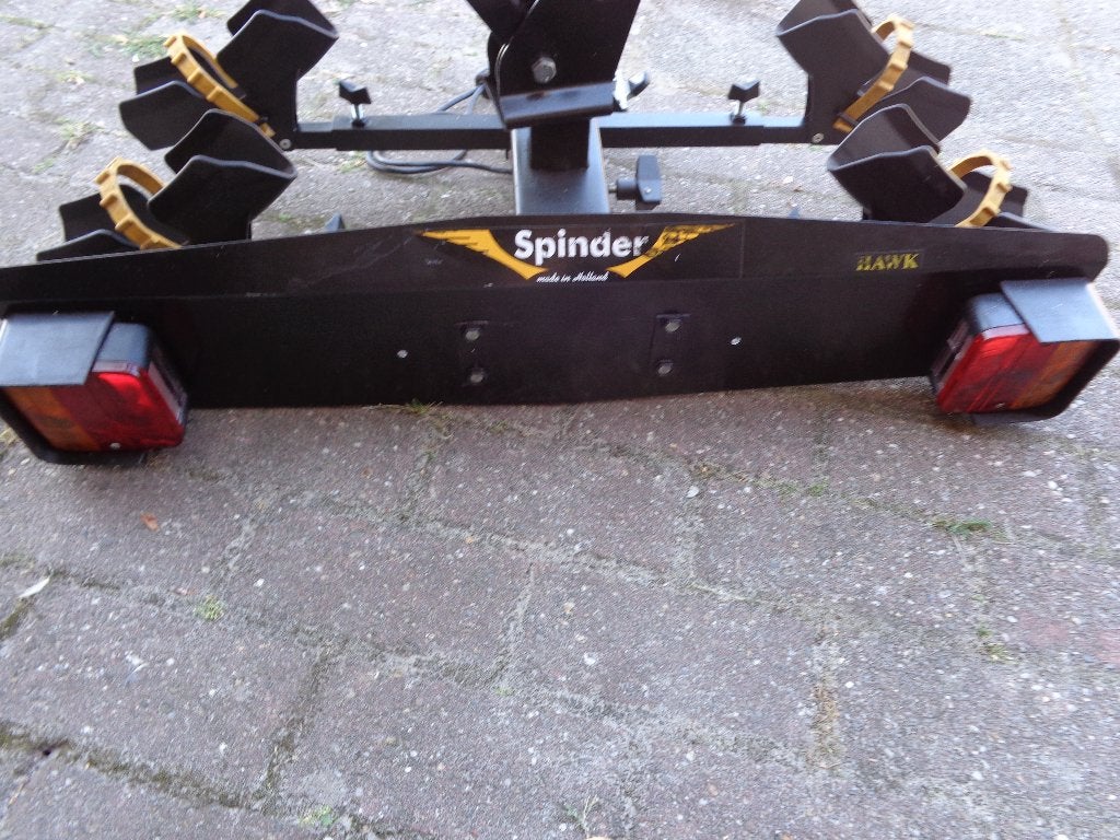 kantelbare fietsendrager, Ophalen, Brede banden, Zo goed als nieuw, 2 fietsen