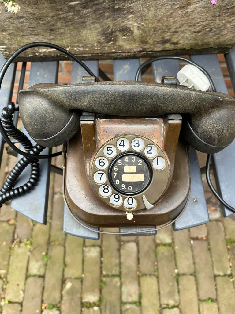 Koperen telefoon, Ophalen of Verzenden, Zo goed als nieuw