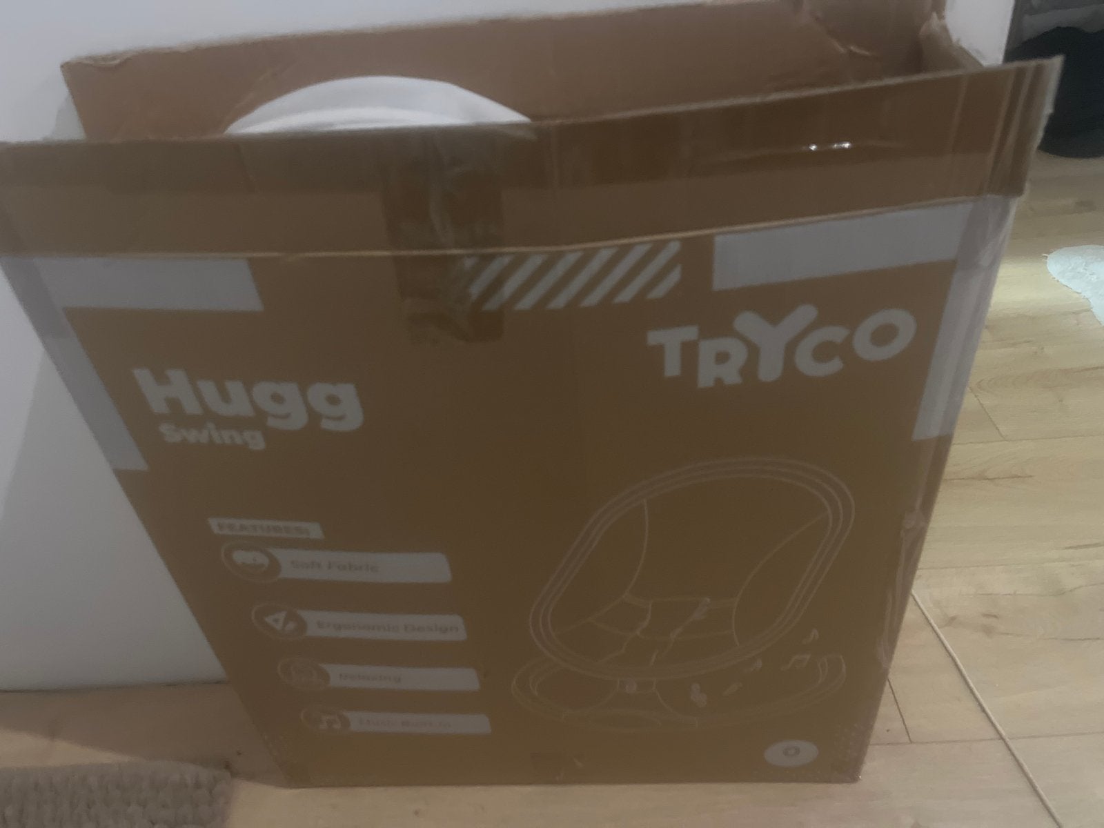 Tryco Hugg Babyswing - Crème Wit (Nieuwstaat), Ophalen, Zo goed als nieuw