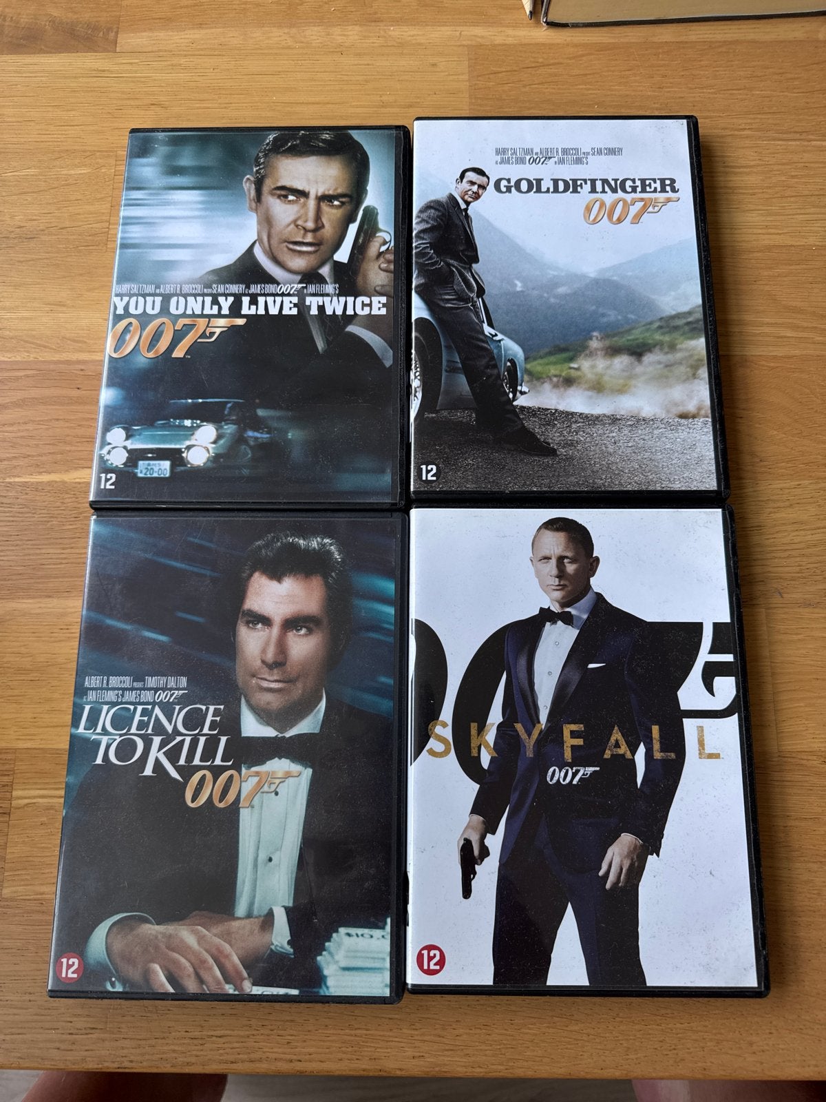 James Bond DVD Collectie: Goldfinger, Skyfall, You Only Live, Nederlands, Actiethriller, Ophalen of Verzenden, Vanaf 12 jaar