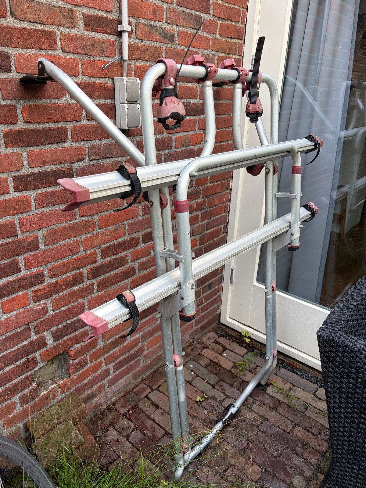 Fiamma fietsendrager voor 2 fietsen VW T5, Auto diversen, Fietsendragers, Ophalen, 2 fietsen, Gebruikt, Achterklepdrager