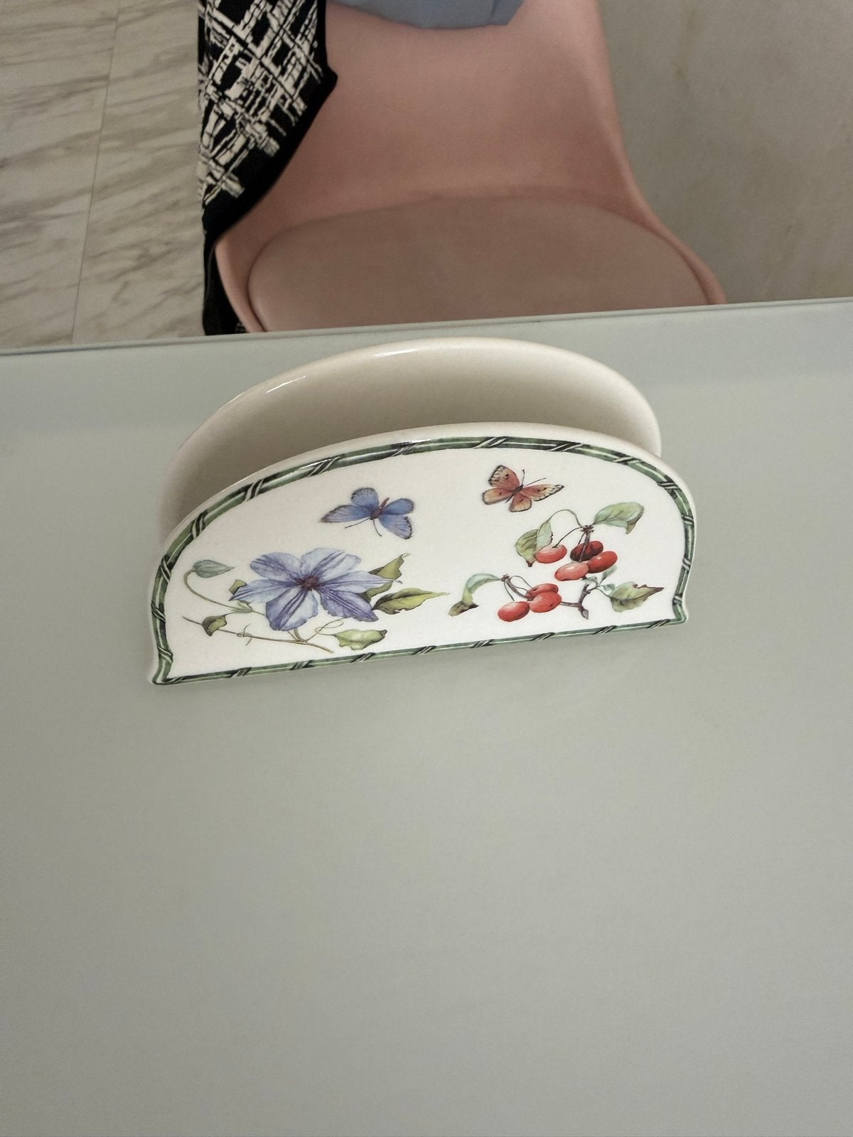 Servettenhouder Janneke brinkman, Gebruikt, Overige merken, Keramiek, Overige typen