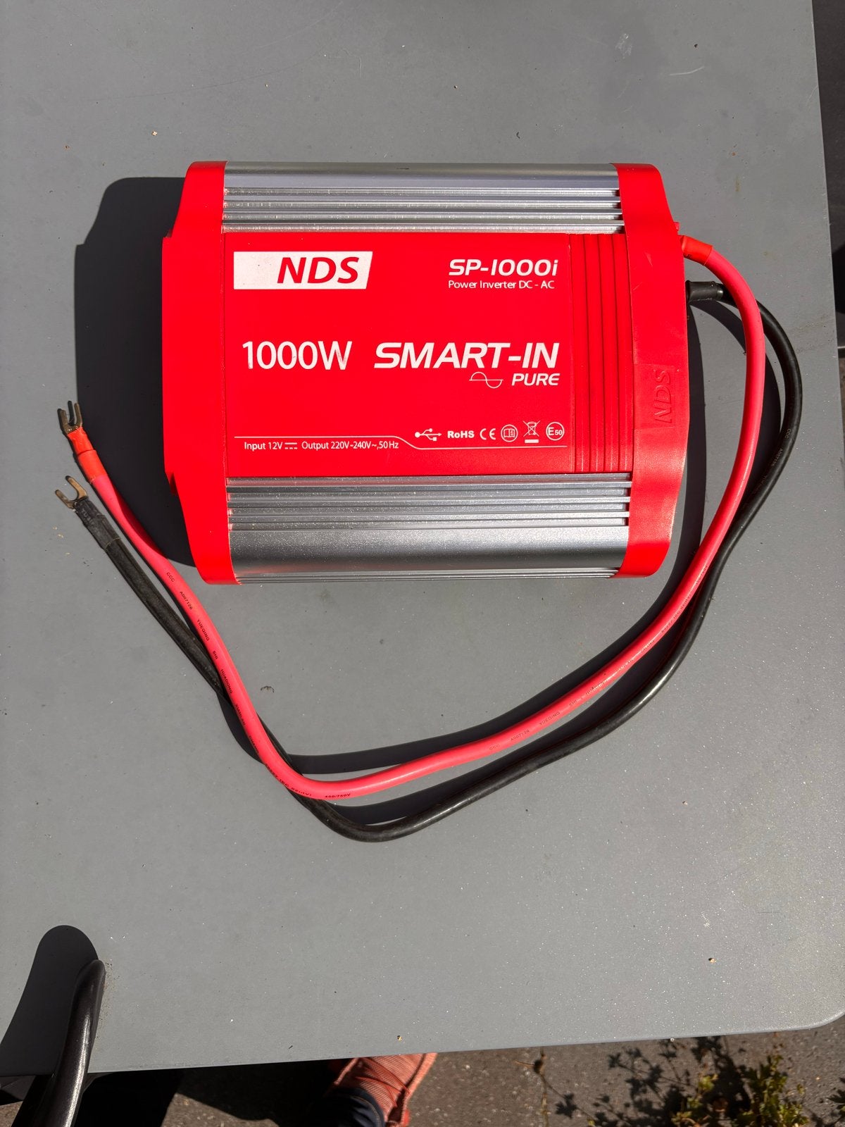 NDS SMART-IN PURE IVT 12V zuivere sinus Omvormer SP1000I-12, Ophalen