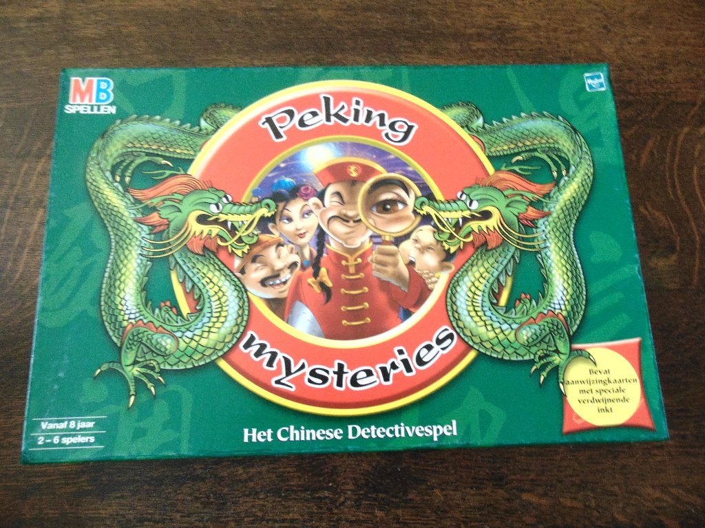 Peking Mysteries Spel van MB, Een of twee spelers, Ophalen of Verzenden, Gebruikt, MB Spellen