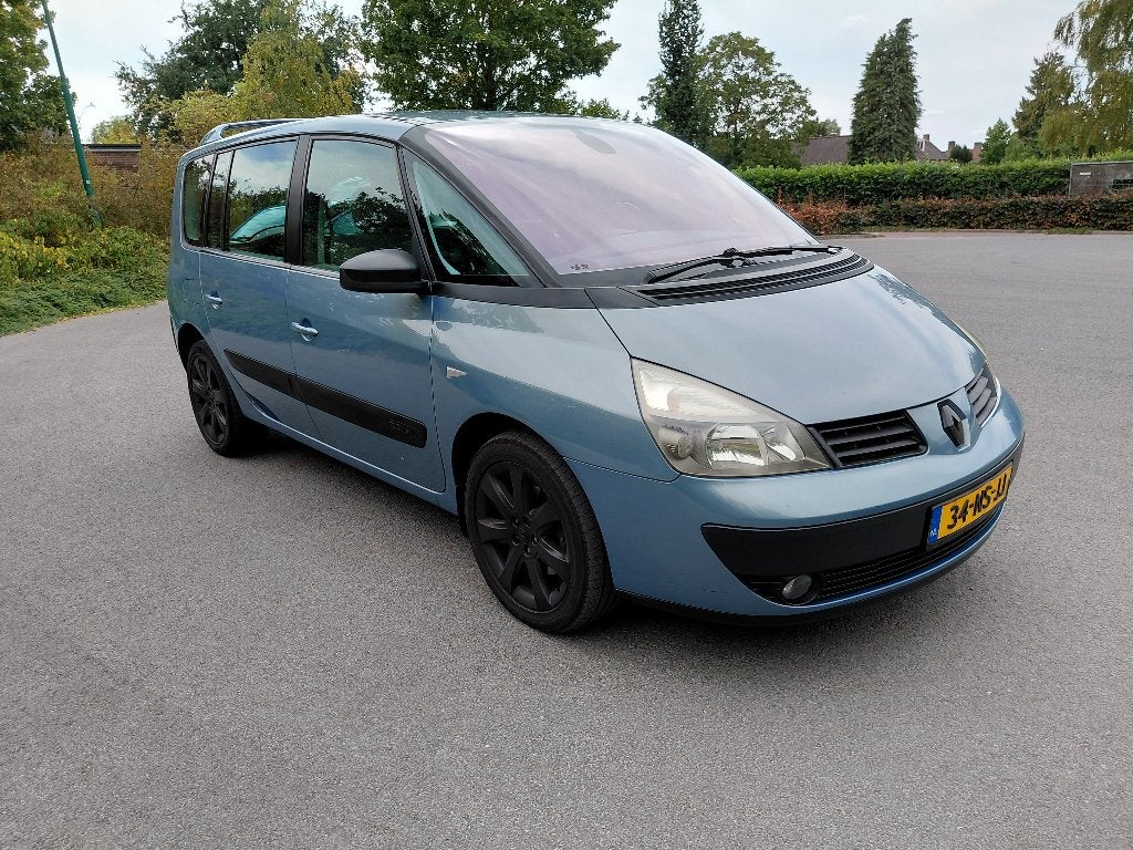 Renault Espace 2.0 16V Expression 2004 Blauw, Voorwielaandrijving, 1998 cc, 1800 kg, 4 cilinders