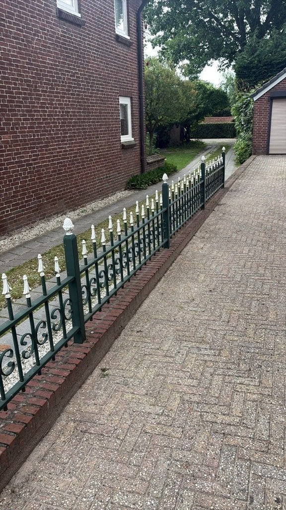 10 meter, robust, metalen, gepoedercoat, tuin, sier, hekwerk, Ophalen, Gebruikt, IJzer, Sierhekwerk