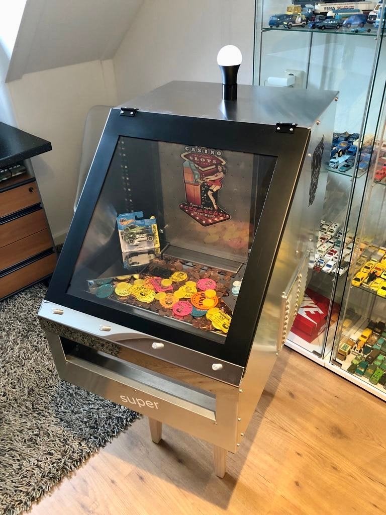 Coin Pusher - Muntenschuiver met LED-verlichting, Ophalen, Gebruikt