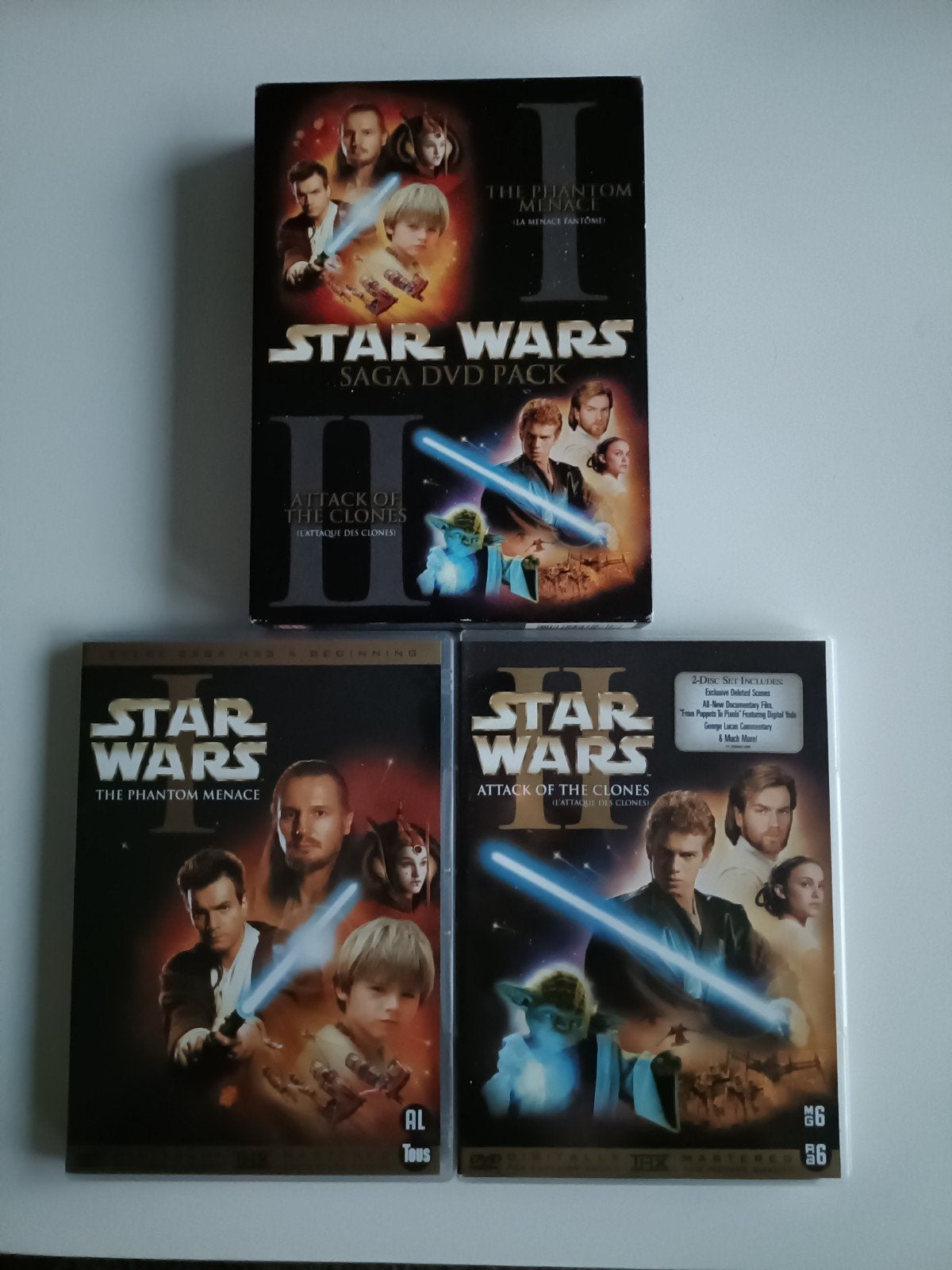 Star Wars Saga DVD Pack - Episode I & II, Ophalen, Nederlands, Vanaf 6 jaar, Science Fiction