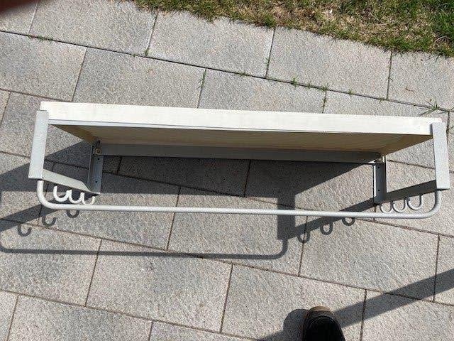 Metalen kapstok, Wandkapstok, Gebruikt, Ophalen of Verzenden, Minder dan 100 cm