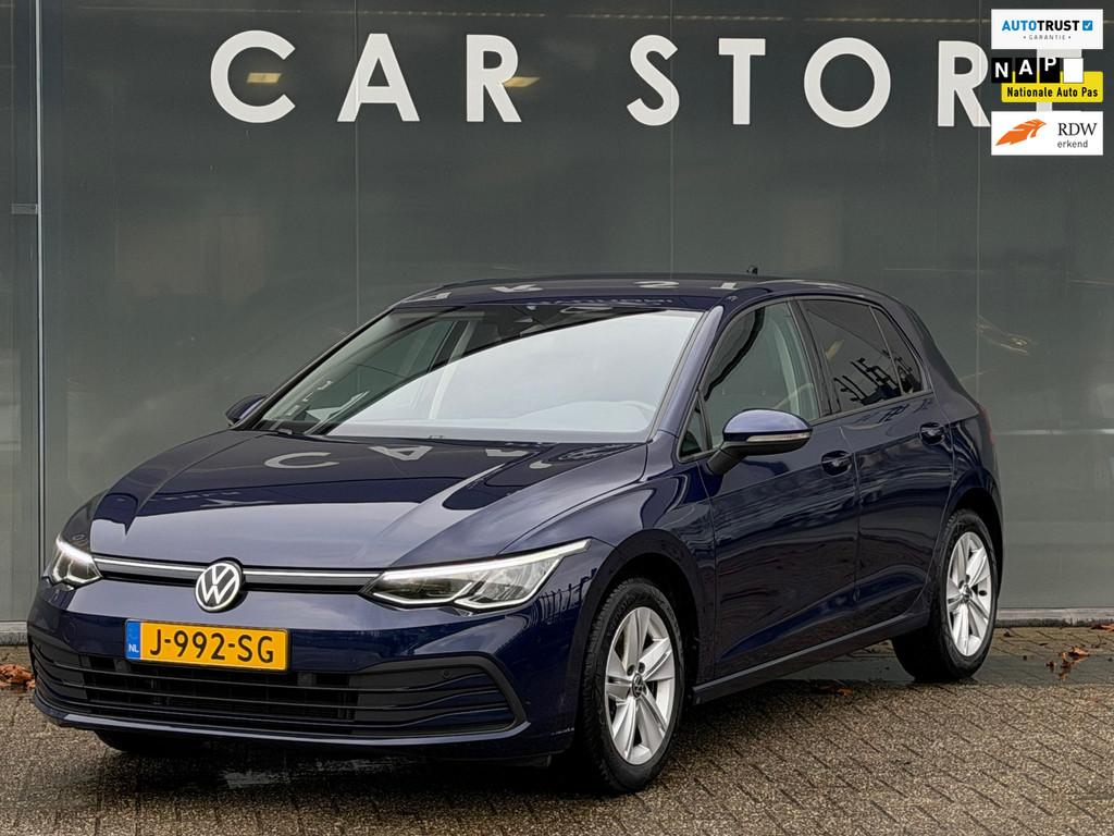 Volkswagen Golf 1.5 TSI Navi Cruise Clima Trekhaak, Stof, Euro 6, 4 cilinders, Blauw