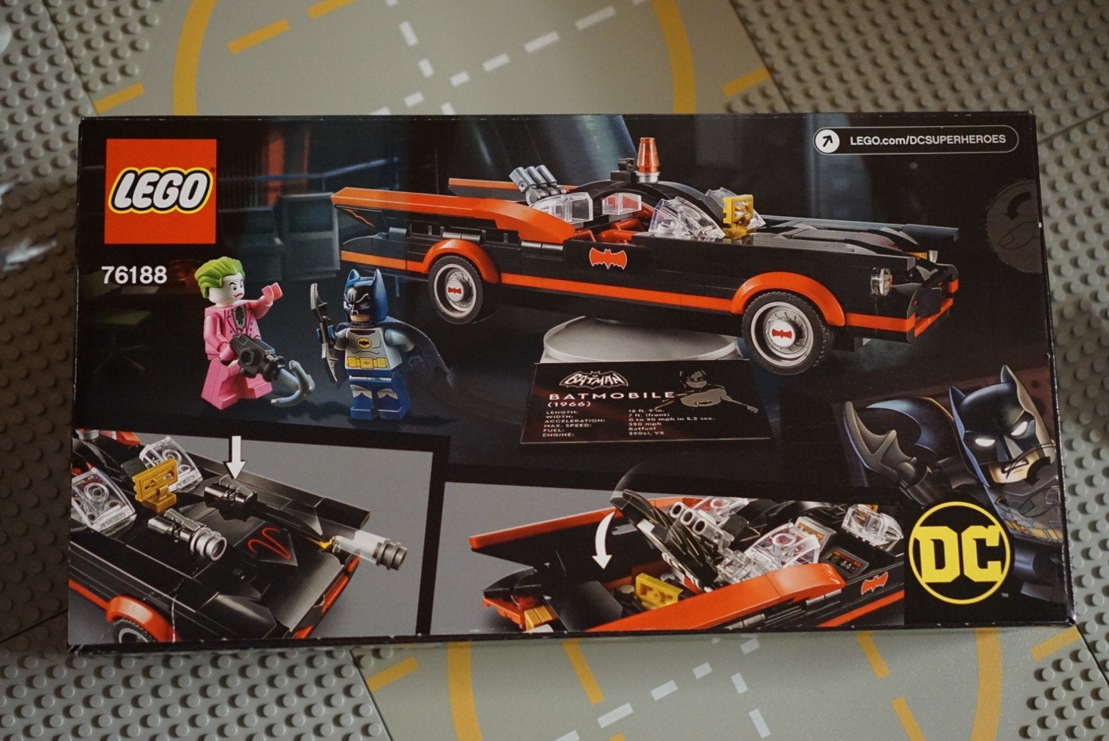 LEGO Batman Classic TV Series Batmobile 76188, Inclusief minifiguren, Overige thema's, Lego, Nieuw