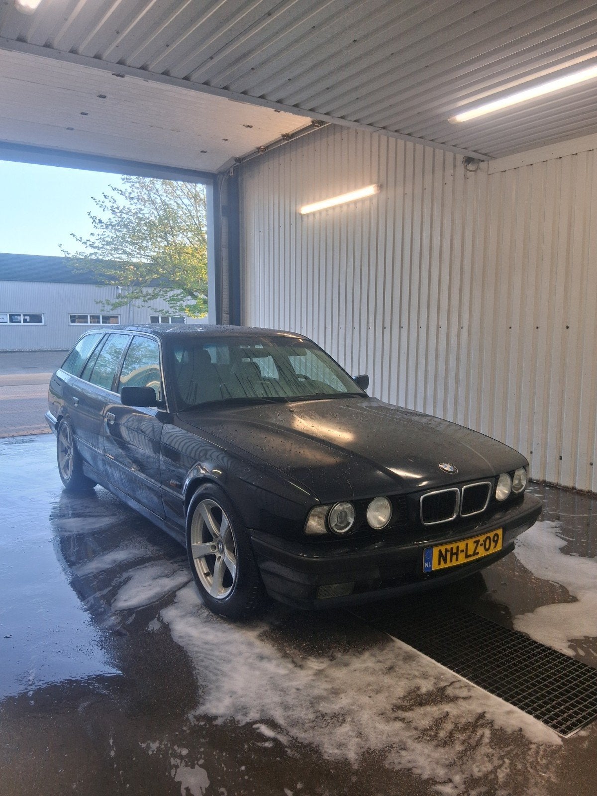 BMW 5-Serie 1.8 I 518 Touring 1996 Blauw, Auto's, BMW, Achterwielaandrijving, 4 cilinders, Blauw, 1796 cc