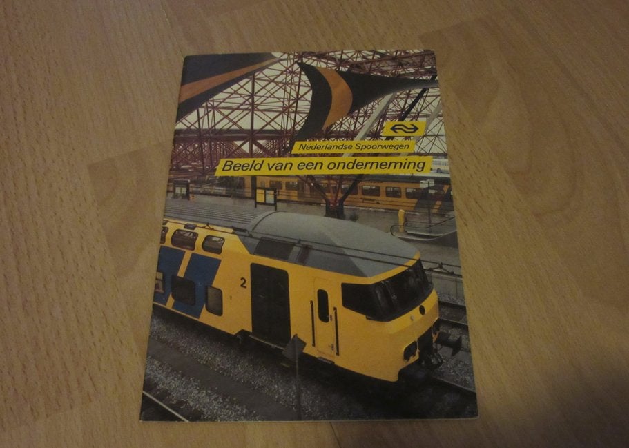 NS brochure Beeld van een onderneming, Verzenden, Zo goed als nieuw, Trein, Overige typen