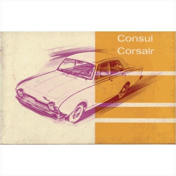 Ford Consul Corsair Instructieboekje 1963 #1 Nederlands, Auto diversen, Ophalen of Verzenden