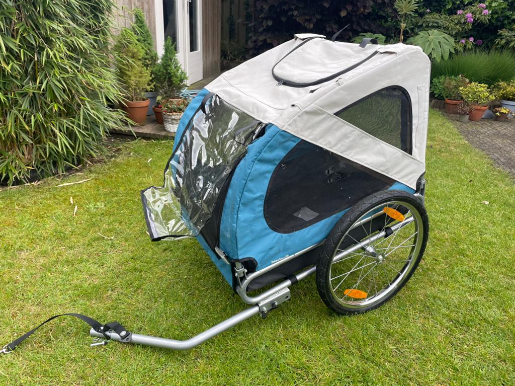Hondenkar Beeztees, Fietsen en Brommers, Fietsaccessoires | Aanhangers en Karren, Ophalen, Gebruikt, Hondenkar, Opvouwbaar