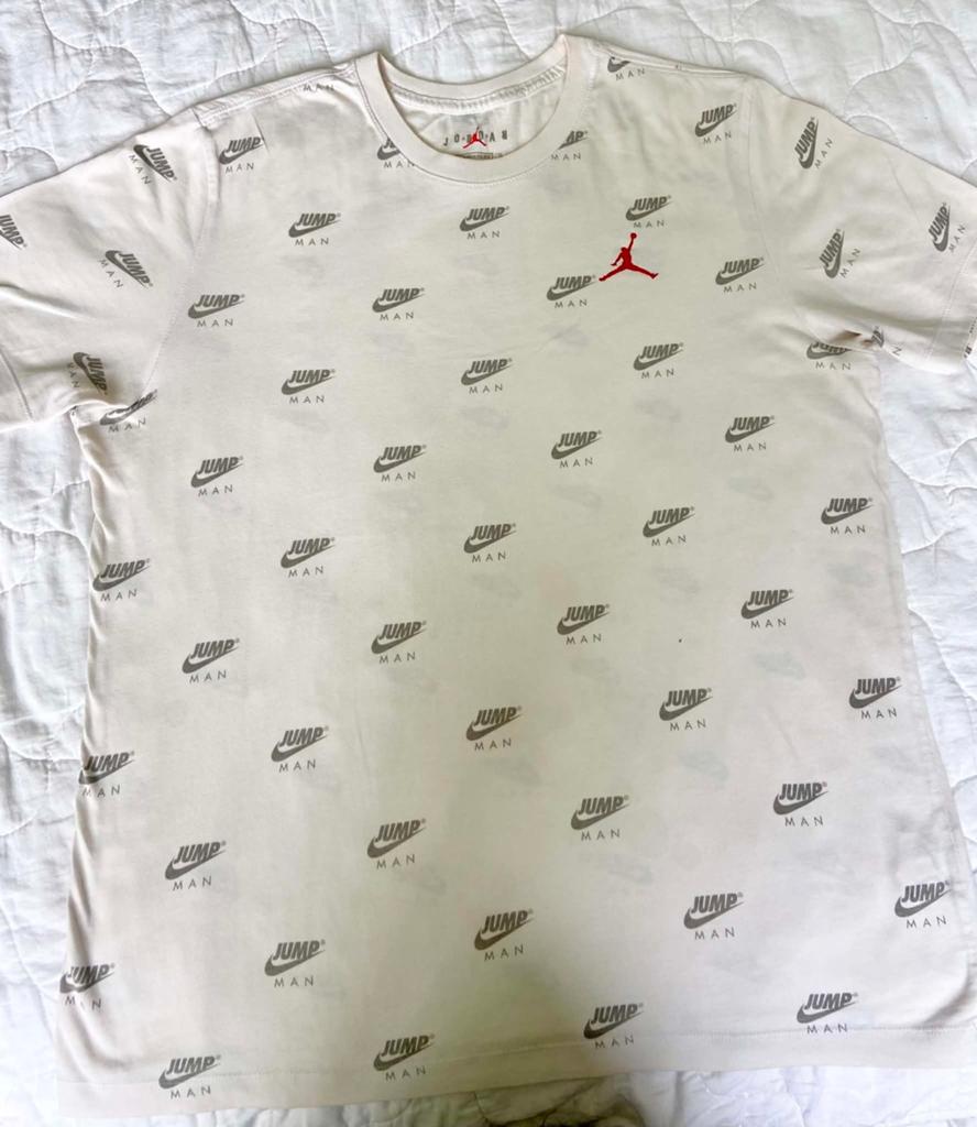 Jordan Jumpman T-shirt - Maat L - Zo goed als nieuw, Maat 52/54 (L), Wit, Ophalen of Verzenden, Zo goed als nieuw