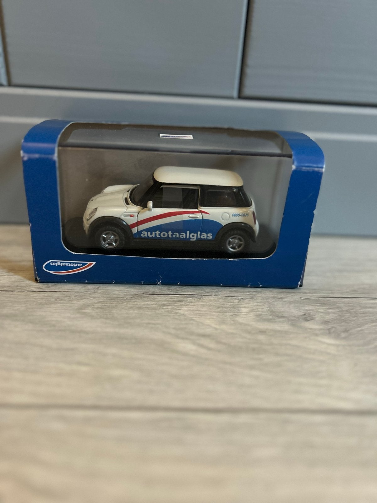 Welly Diecast Mini Cooper Autotaalglas modelauto, Overige merken, Auto, Verzenden, 1:32 tot 1:50