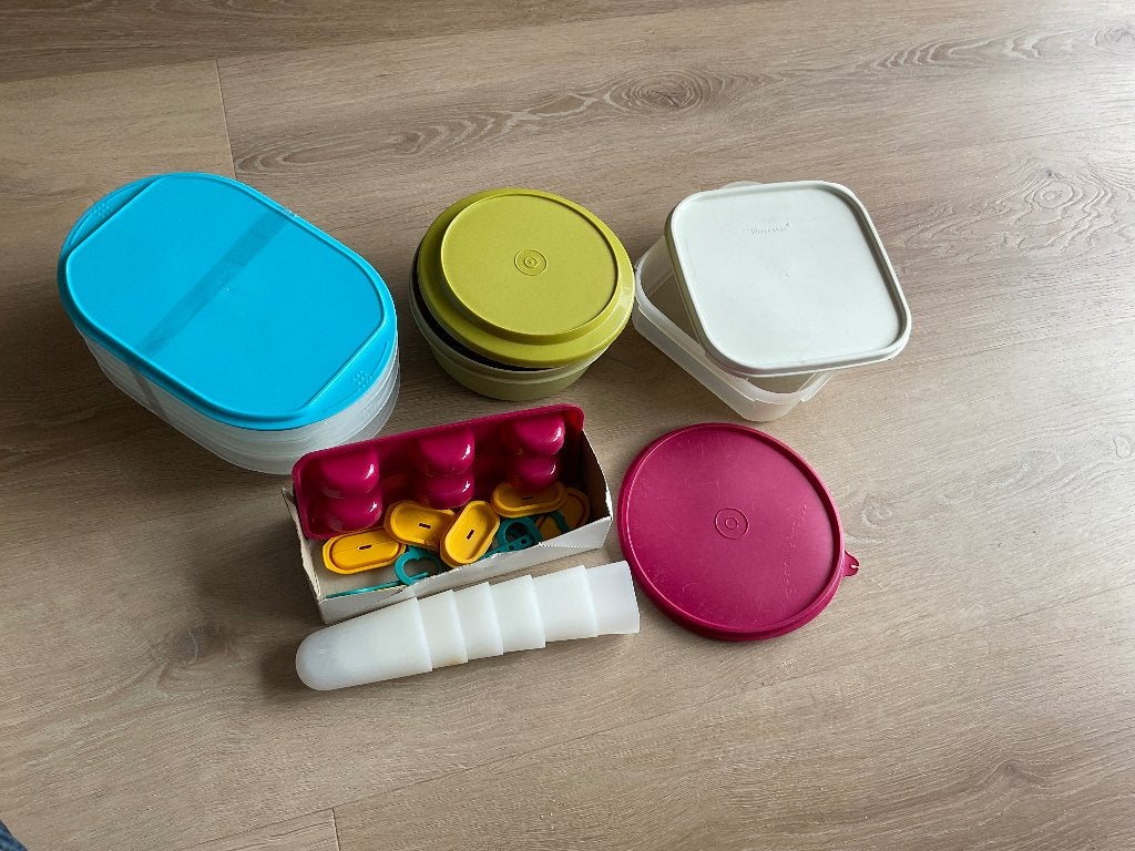 Tupperware bakjes, Huis en Inrichting, Overige kleuren, Bewaardoos, Ophalen of Verzenden, Zo goed als nieuw