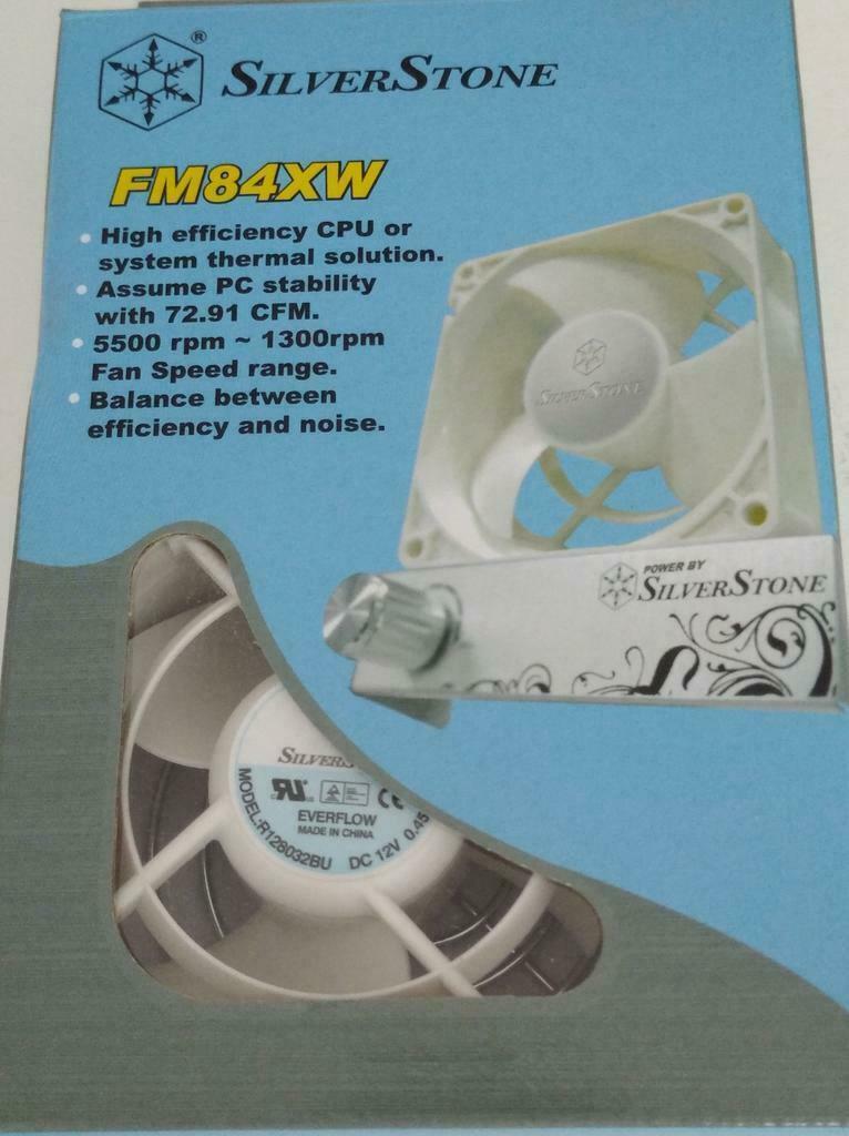 Silverstone FM84XW 80x80x32mm performance fan+controller, Ophalen of Verzenden, Silverstone, NA, NA