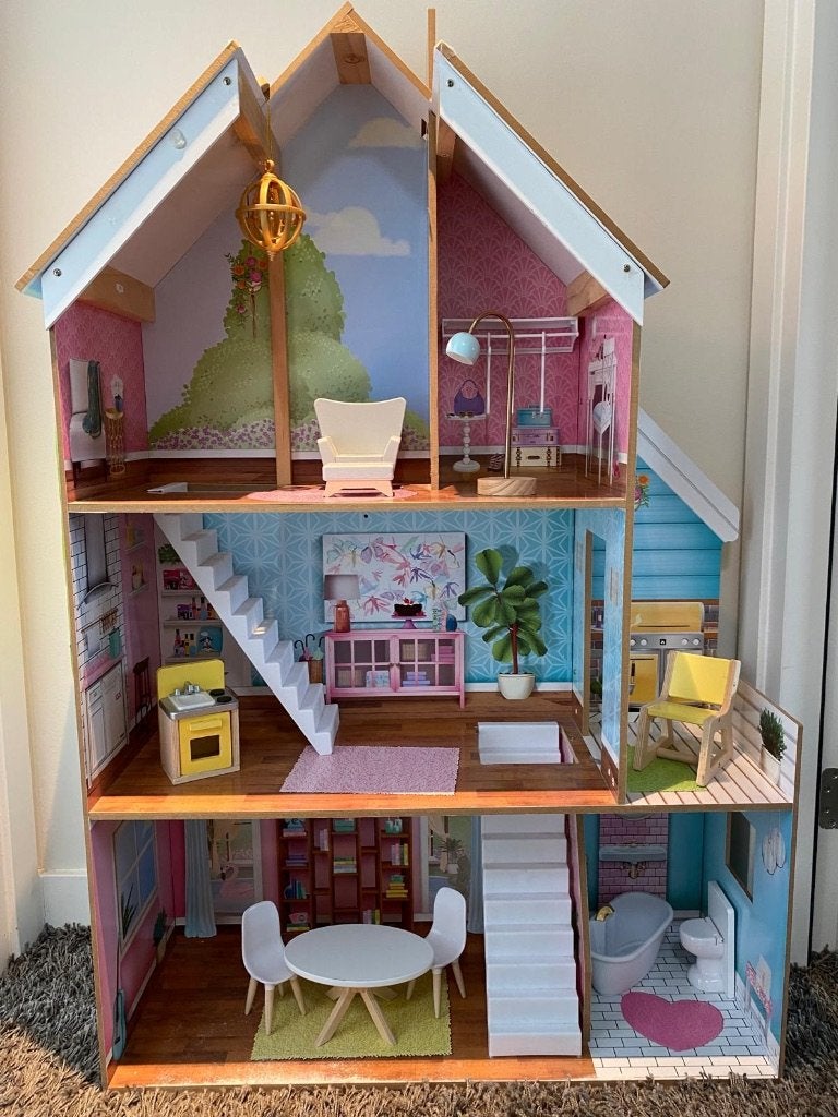 Poppenhuis Kidcraft groot, Ophalen, Zo goed als nieuw, Poppenhuis