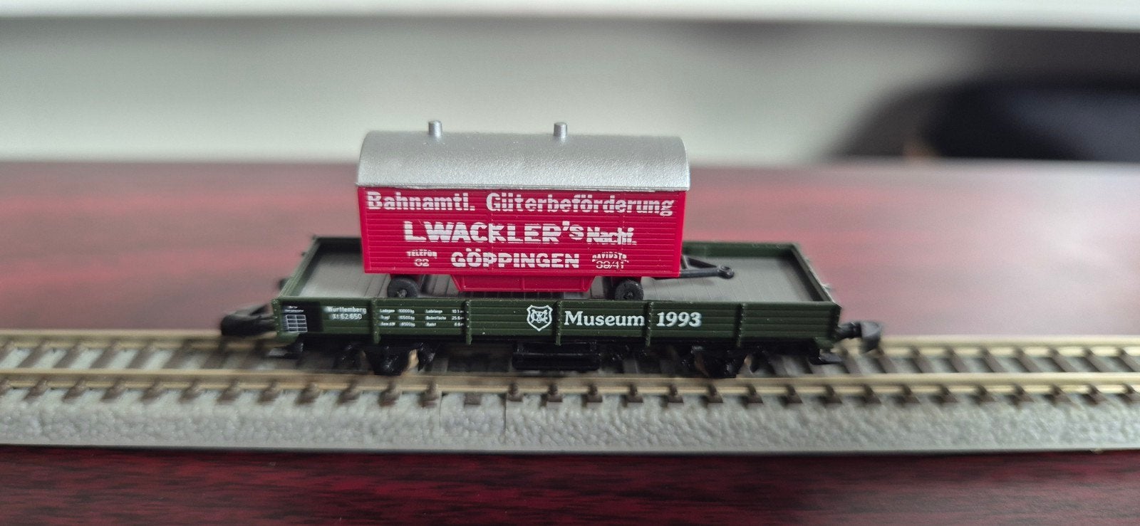 Märklin Mini-Club Museumwagen 1993 Z-spoor, Hobby en Vrije tijd, Gelijkstroom, Wagon, Ophalen of Verzenden, Zo goed als nieuw