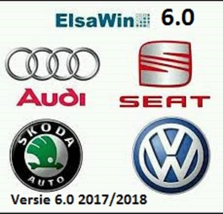 Elsawin 6,0 op 10x DVD, gebaseerd op VW Audi Skoda Seat, Verzenden