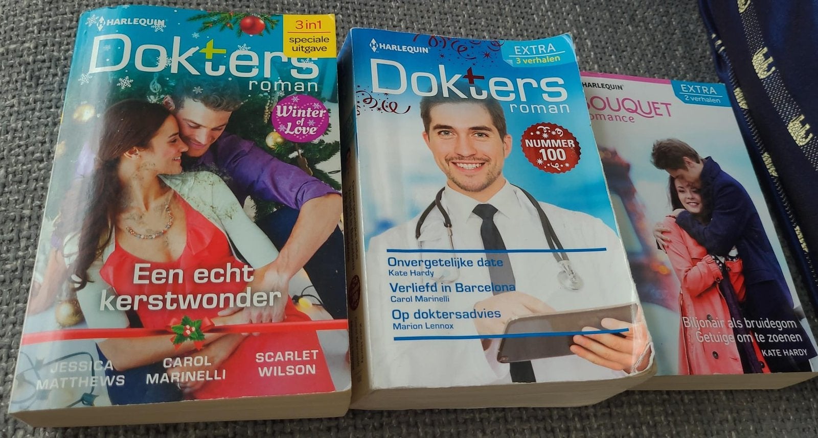 3 x bouquet reeks harlequin romance romantiek, Boeken, Romans, Ophalen of Verzenden, Gelezen