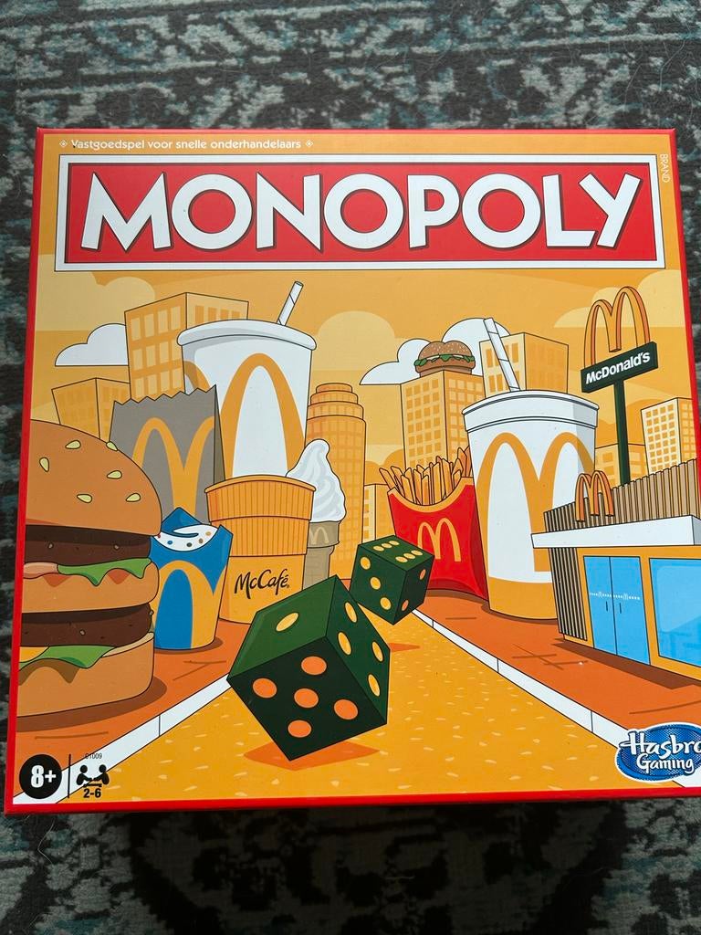 Monopoly McDonald's Editie nieuw, Een of twee spelers, Ophalen of Verzenden, Nieuw