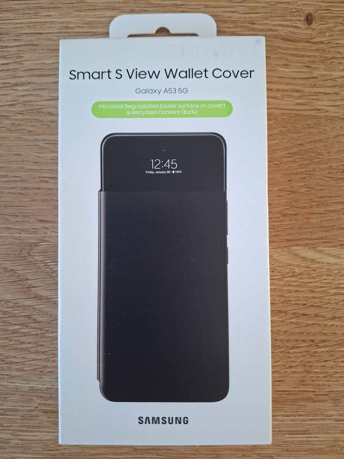 Samsung A53 Smart S View Wallet Cover, Ophalen of Verzenden, Nieuw, Overige modellen, Hoesje of Tasje