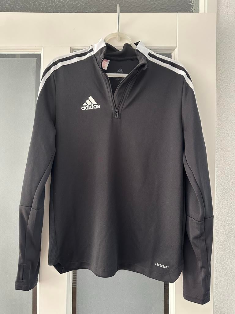 Adidas Aeroready Trainingsshirt Zwart - Maat 164, Maat XS of kleiner, Ophalen of Verzenden, Zo goed als nieuw, Shirt