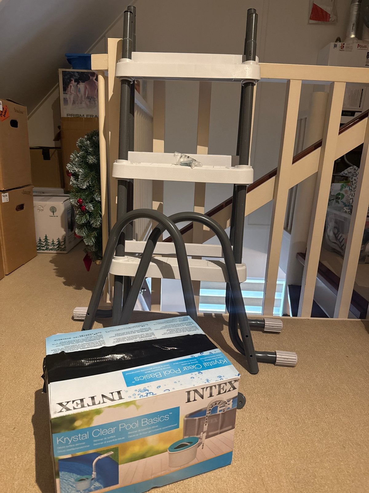 Intex zwembadtrap en skimmer, Tuin en Terras, Ophalen, 80 tot 120 cm, Rond, 300 cm of meer
