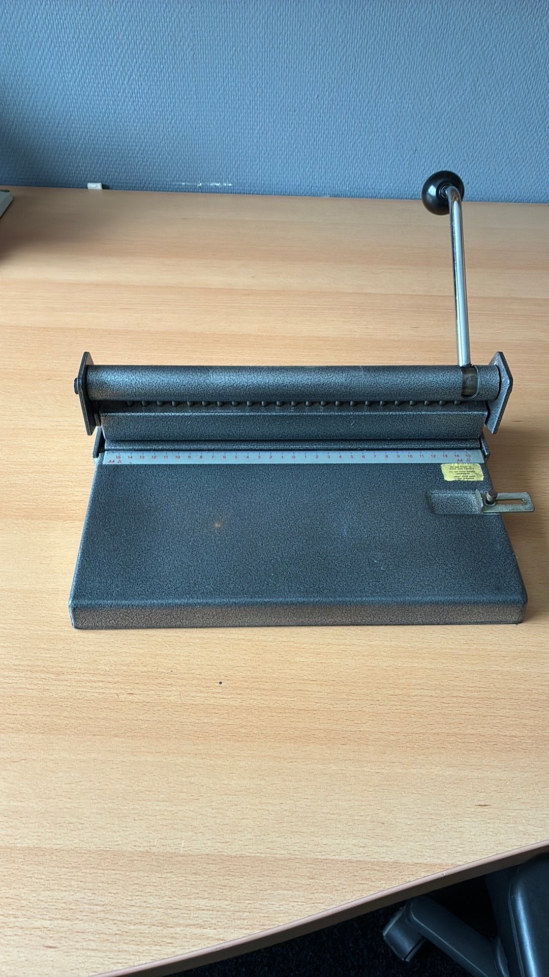 Tk 23 rings perforator, Ophalen, Gebruikt