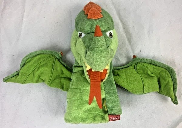 Efteling Dushi draak handpop pluche knuffel sprookjesboom, Coolsingel 104, 3011 AG Rotterdam, Netherlands, Groen, Overige merken