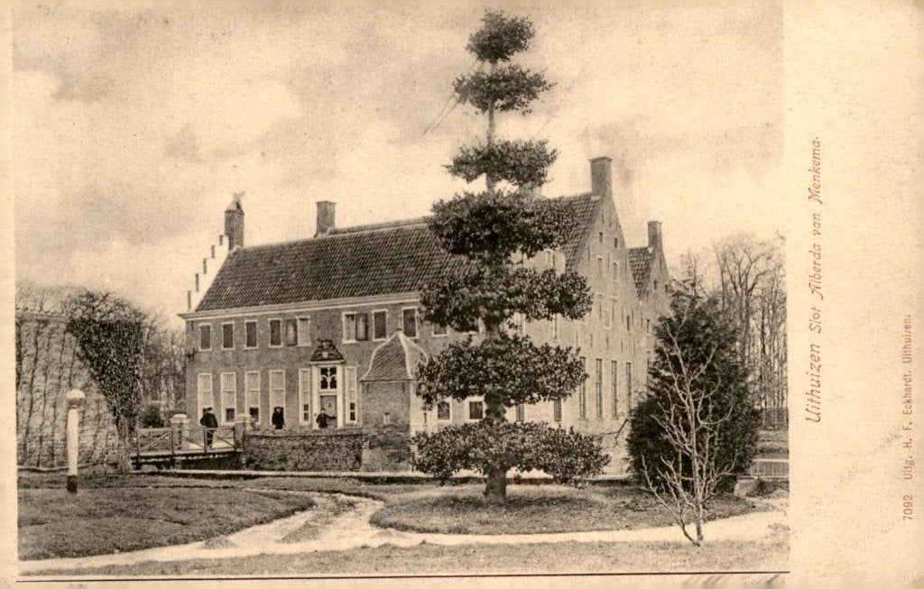 Uithuizen Slot Alberda van Menkema # 790, Verzenden, Voor 1920, Ongelopen, Groningen