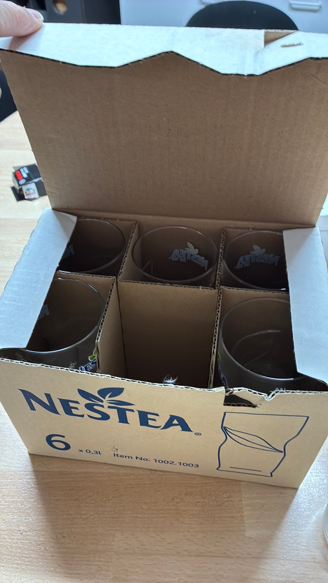 Nestea glazen, Ophalen of Verzenden, Nieuw, Frisdrankglas