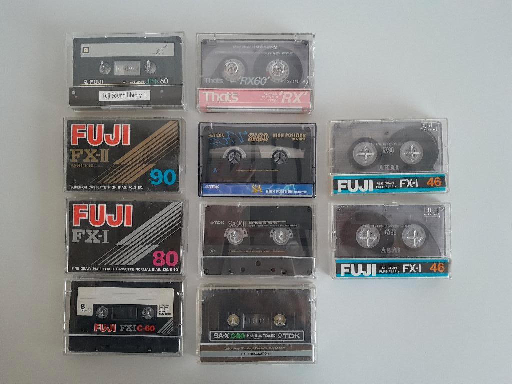10 ONBESPEELDE CASSETTEBANDJES bieden vanaf € 10, 2 t/m 25 bandjes, Overige genres, Ophalen of Verzenden, Zo goed als nieuw
