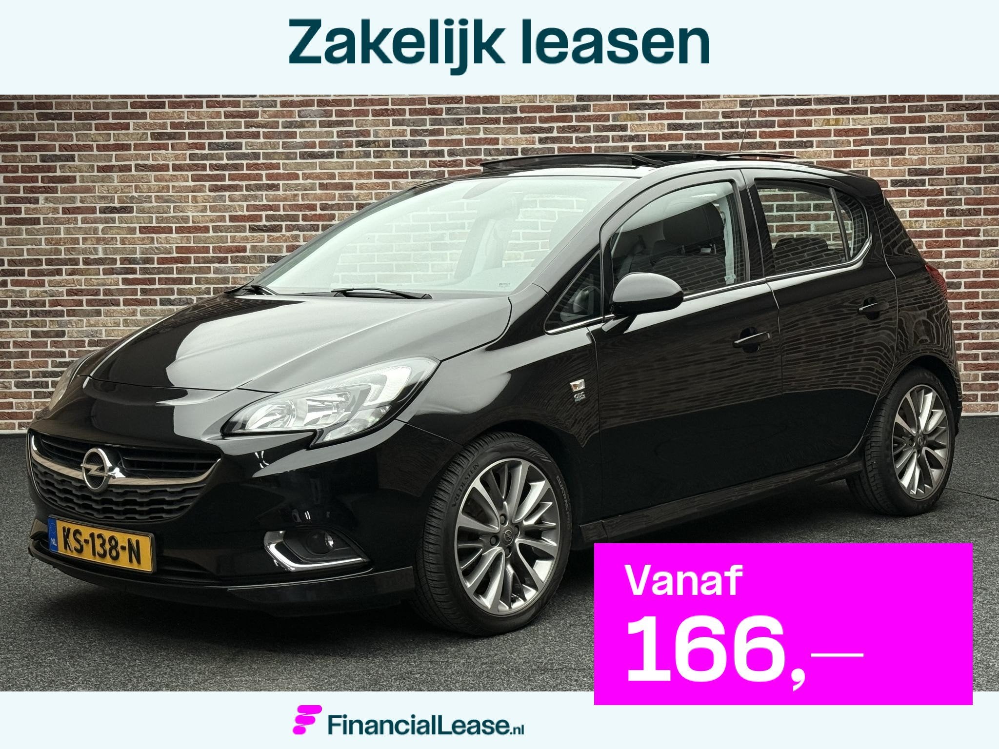 Opel Corsa 1.0 Turbo Innovation OPC Line Panoramadak Airco D, Voorwielaandrijving, Dealer onderhouden, Stof, Gebruikt