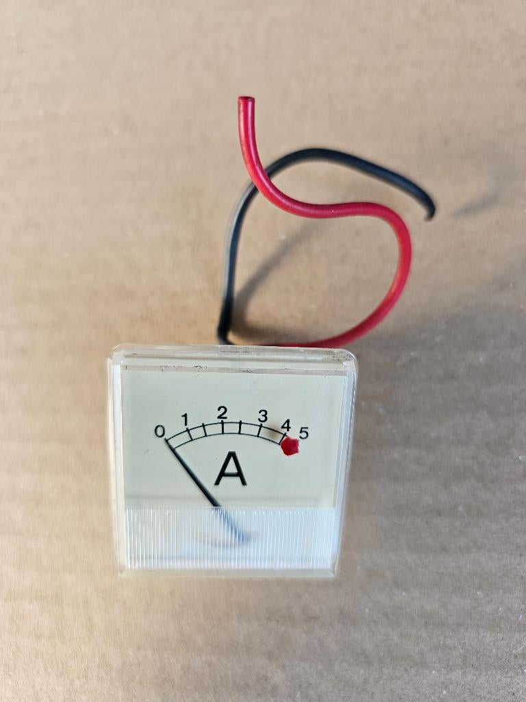 Oude analoge ampère-meter, Ophalen of Verzenden, Gebruikt, Elektriciteit