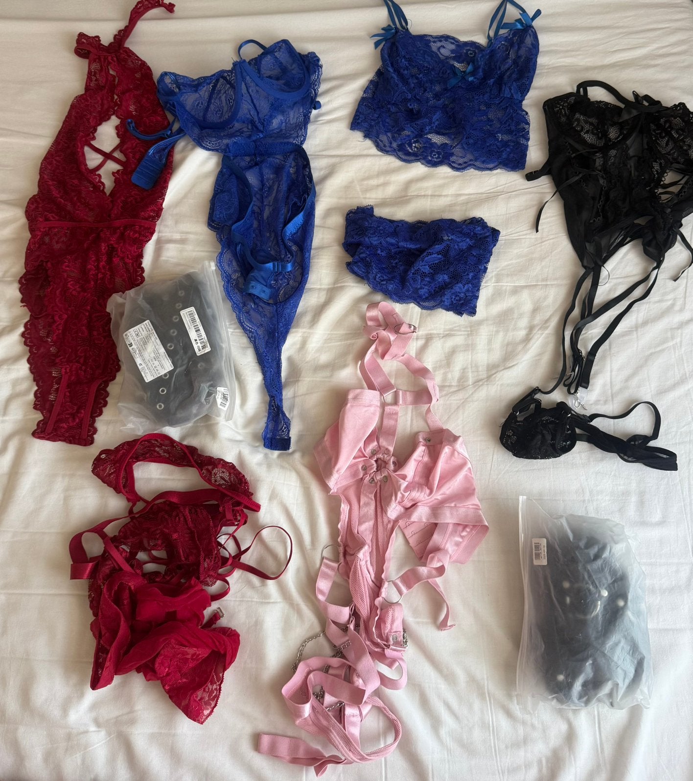 Restpartij sexy erotische lingerie, Kleding | Dames, Ondergoed en Lingerie, Verzenden, Zwart