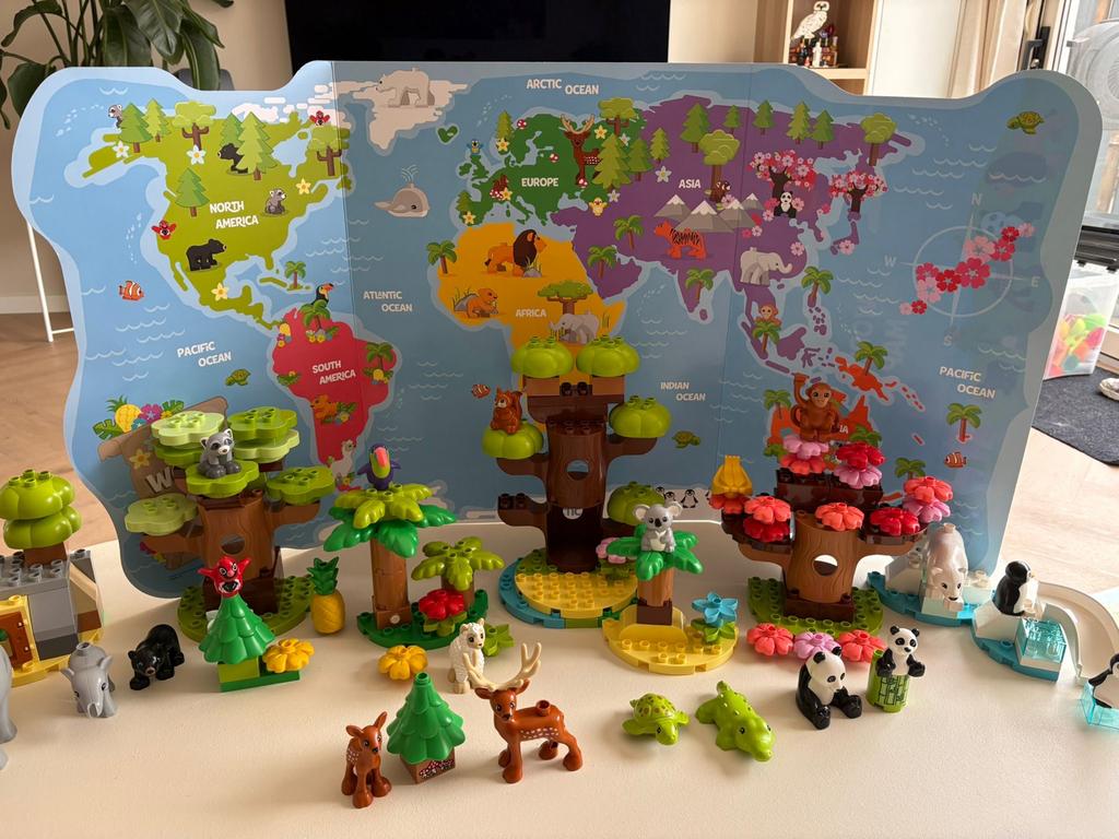 LEGO Duplo 10975 Wilde Dieren van de Wereld Complete Set, Ophalen, Inclusief minifiguren, Overige thema's, Zo goed als nieuw