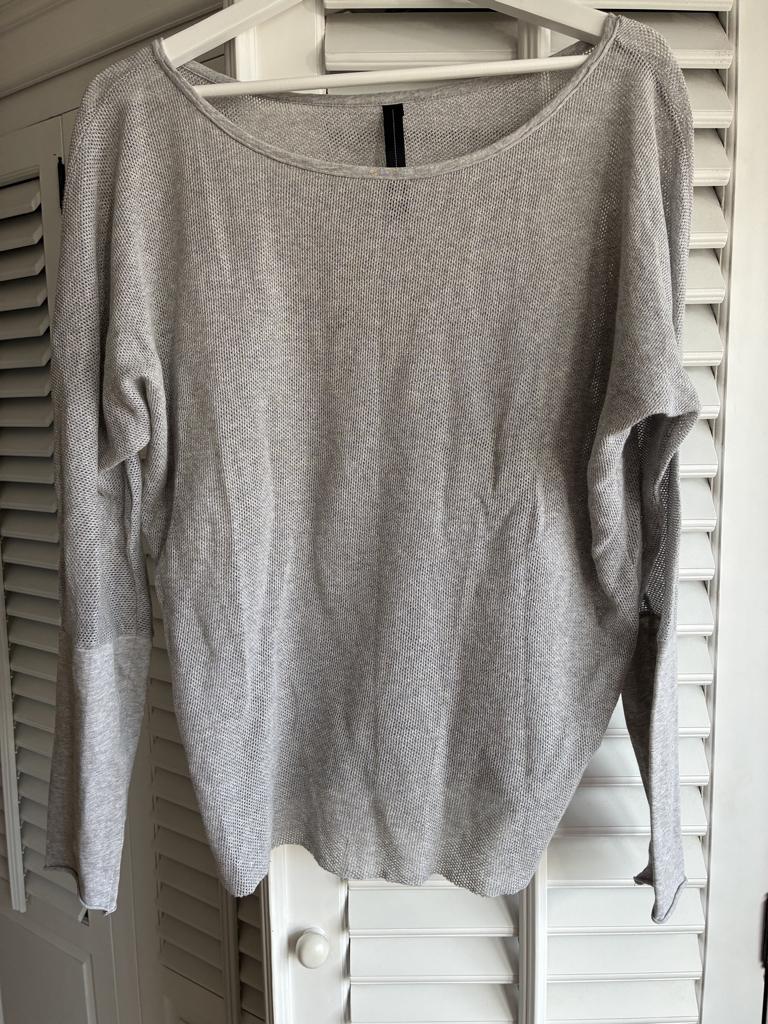10days sweater opengewerkt, 10days, Ophalen of Verzenden, Maat 36 (S), Grijs