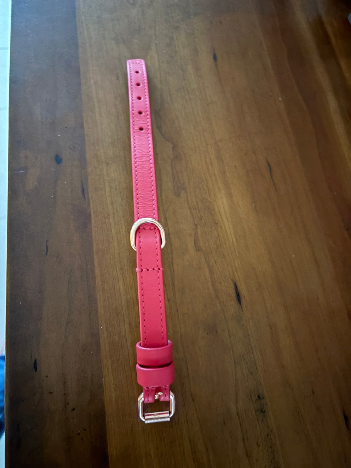 Friempies leren halsband roze S / 31 cm, Ophalen of Verzenden, Zo goed als nieuw