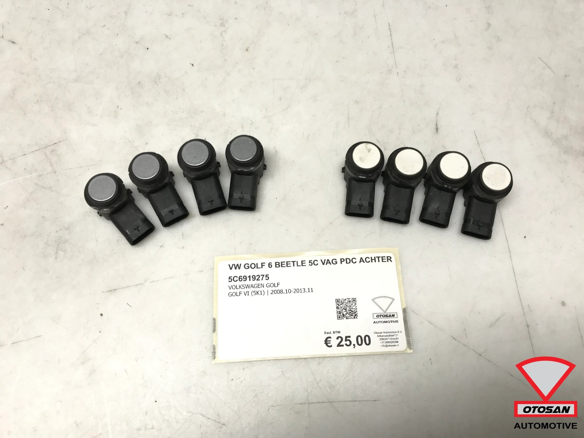 VW Golf 6 Beetle 5C VAG PDC Parkeersensor Achter 5C6919275