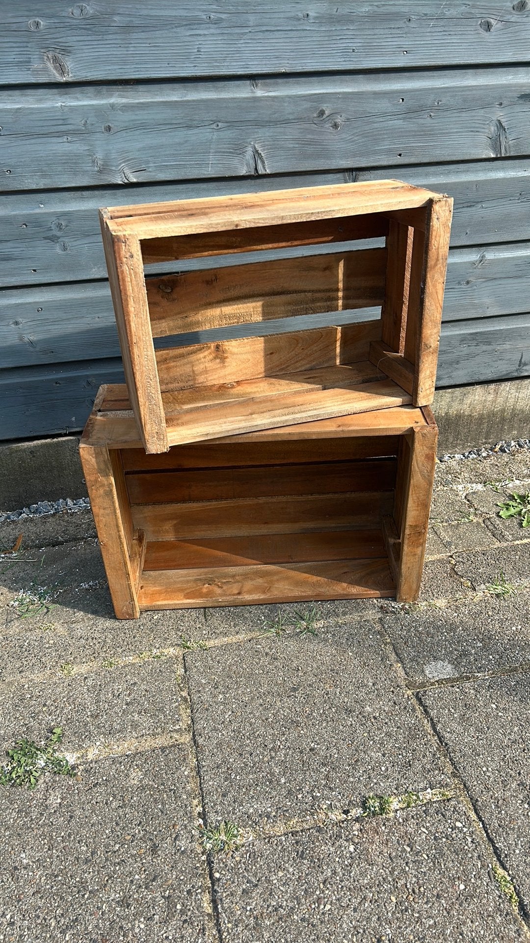 Houten decoratie kisten, Ophalen, Nieuw, Hout