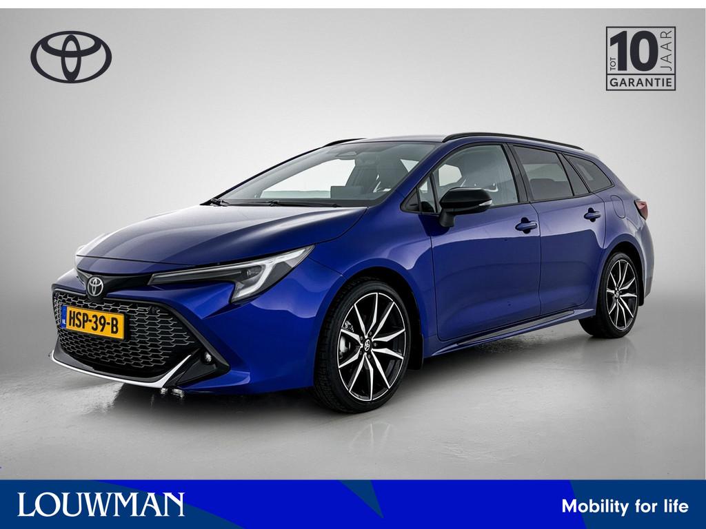 Toyota Corolla Touring Sports Hybrid 140 GR Sport | Navigati, 12 maanden, 450 kg, 4 cilinders, Blauw