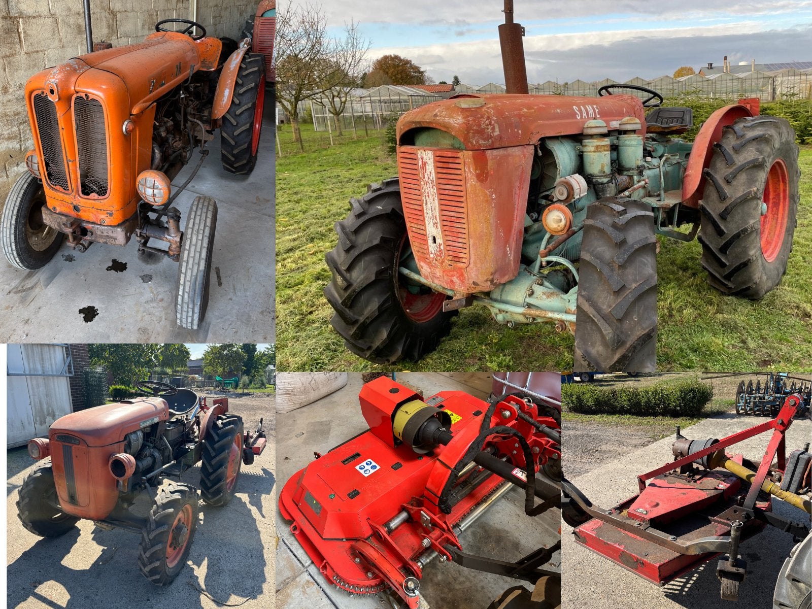 Diverse tractoren en maaiers te koop, merk same en fiat., Ophalen, Gebruikt, Tot 80 Pk, Same