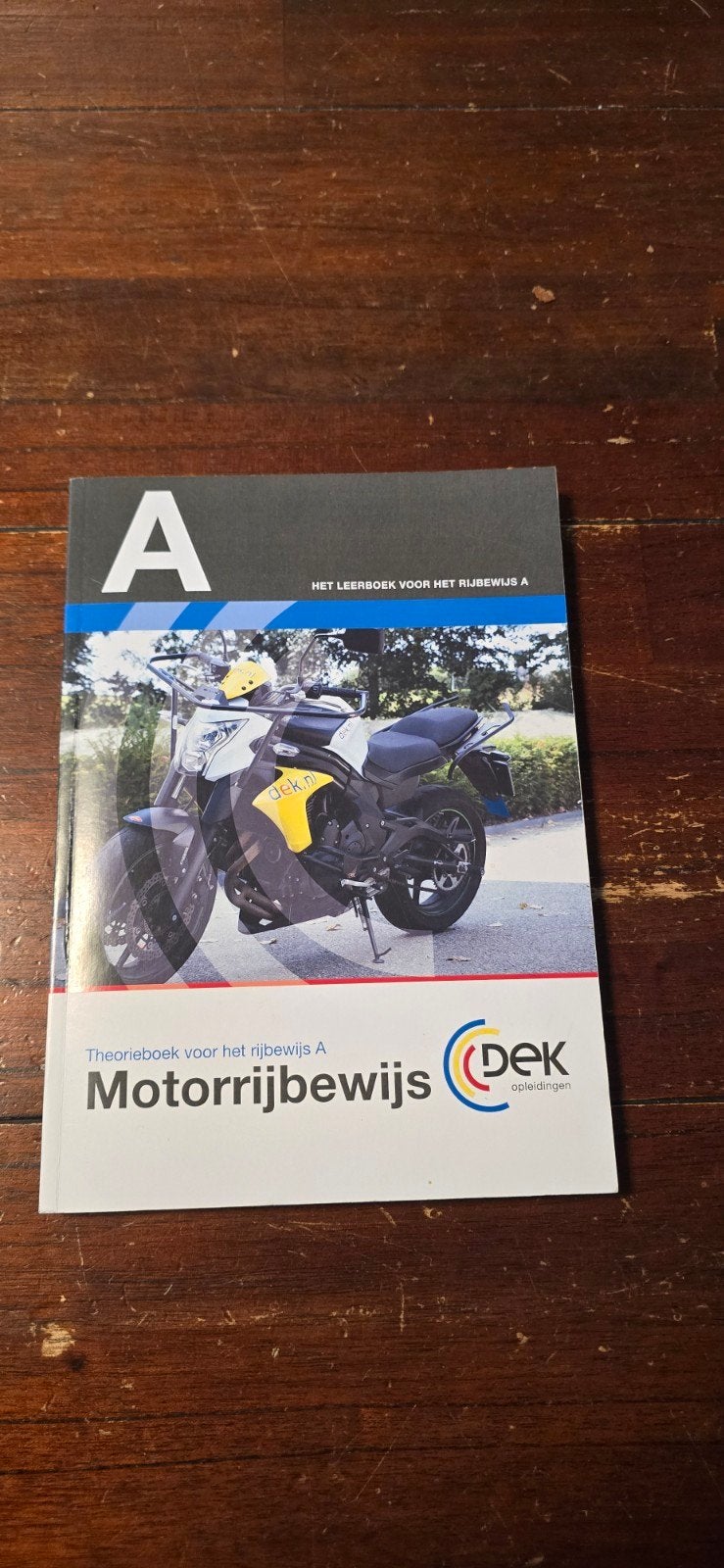Theorieboek Motorrijbewijs A - DEK Opleidingen, Boeken, Ophalen of Verzenden, Zo goed als nieuw, Niet van toepassing, DEK Opleidingen