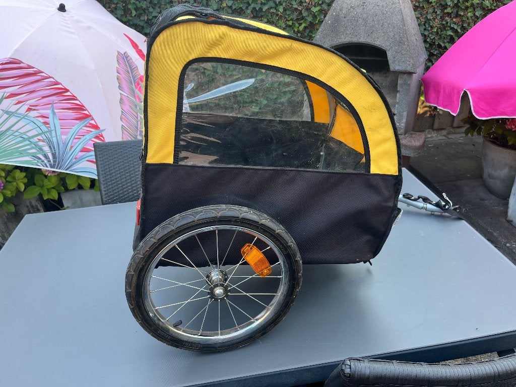 Te koop hondenkar voor achter fiets, Dieren en Toebehoren, Ophalen, Gebruikt, Hondenfietskar
