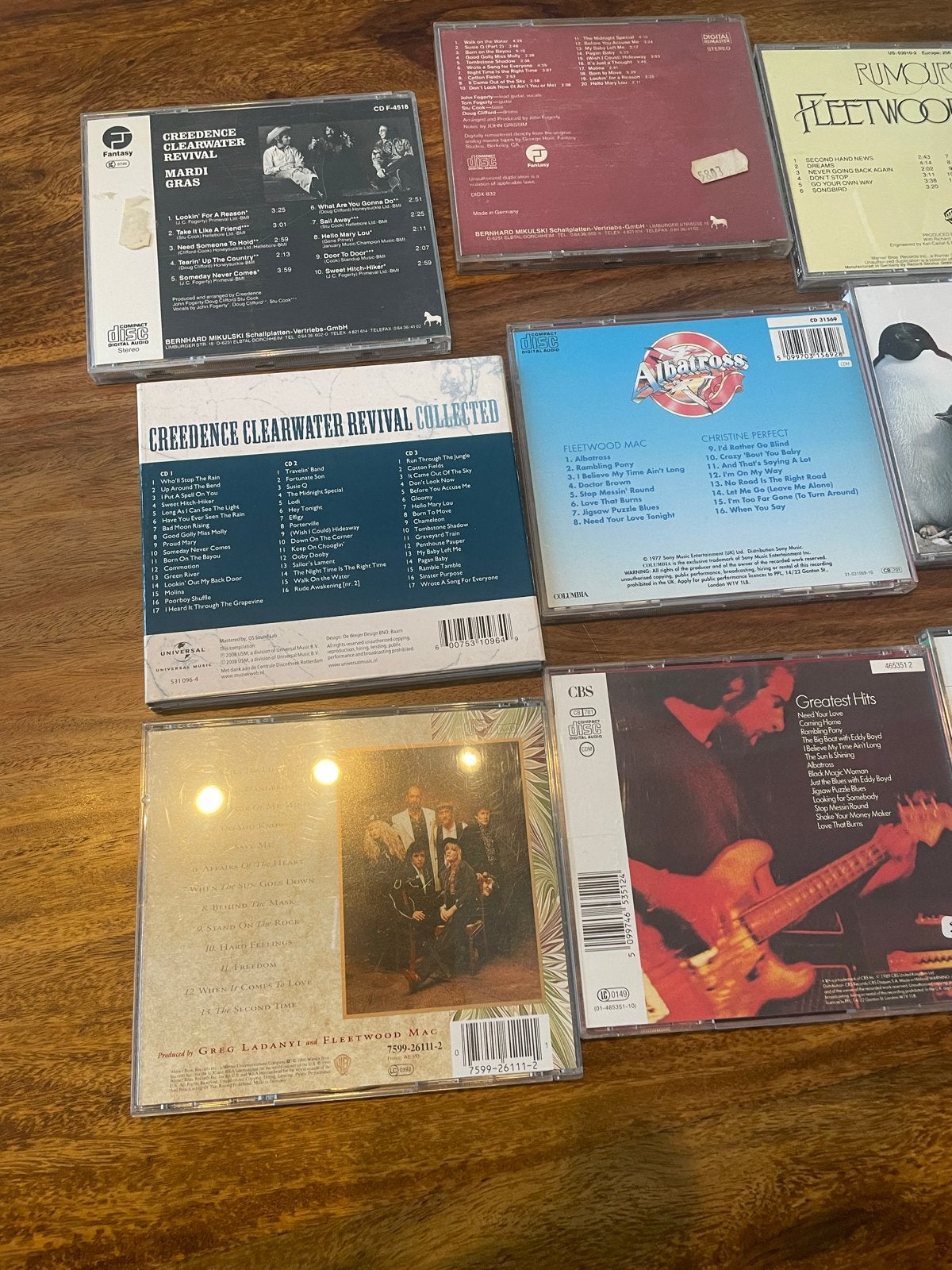 Grote collectie Fleetwood Mac & CCR CD's - 9 stuks, Ophalen of Verzenden, 1970 - 1979, Gebruikt, Boxset