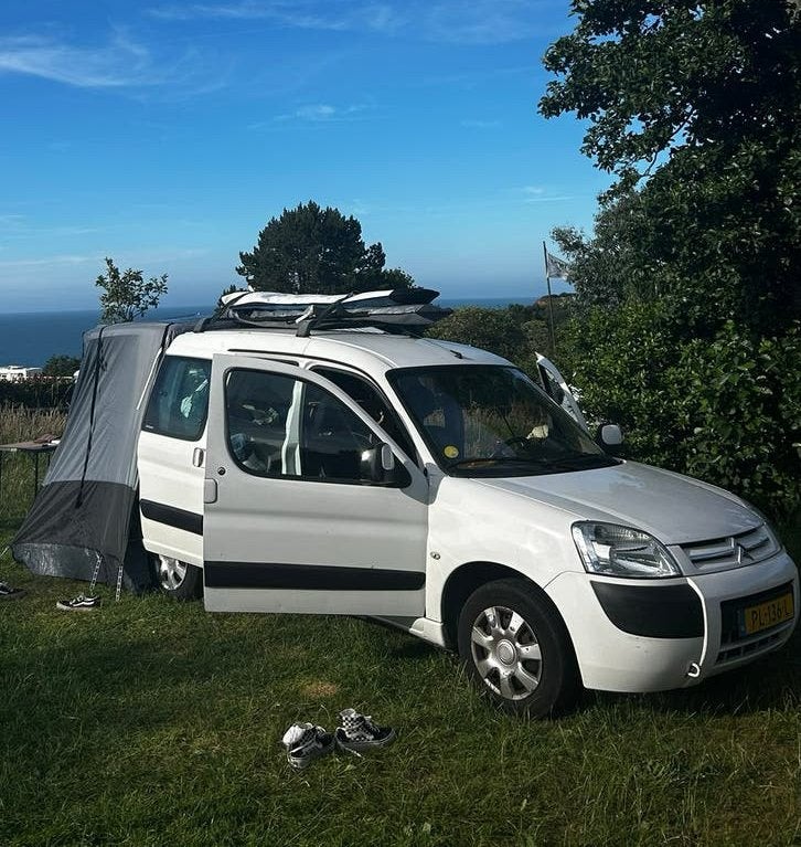 Mini camper Citroën Berlingo 1.4 I 2006 Wit., Auto's, Voorwielaandrijving, Stof, Wit, 14 km/l